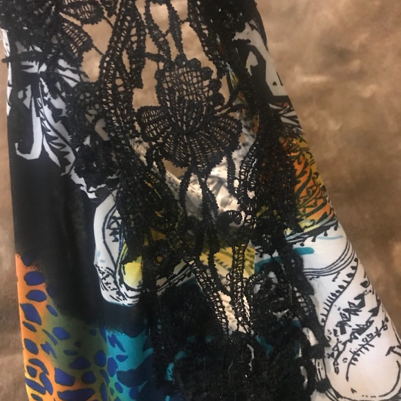 Ocean Blue laced sun dress - Picture 6 of 6